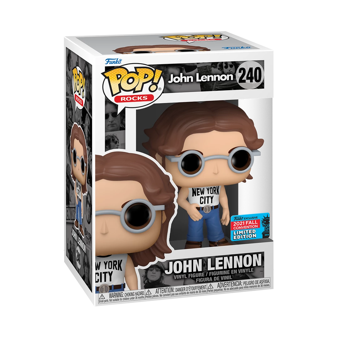 Funko John Lennon - John Lennon (NYCC Shirt) NYCC 2021 Exclusive Pop! Vinyl Figure New Arrivals 2 Funko John Lennon - John Lennon (NYCC Shirt) NYCC 2021 Exclusive Pop! Vinyl Figure New Arrivals