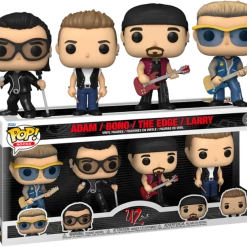 Pre-Order Funko PRE-ORDER U2 Zoo TV - Bono, Larry, Edge & Adam Zoo TV Pop! Vinyl Figure 4-Pack - PRE-ORDER Pre-Orders