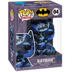 Funko New Arrivals Batman Art Series - Batman (Dark Blue) US Exclusive Pop! Vinyl Figure With Pop! Stacks
