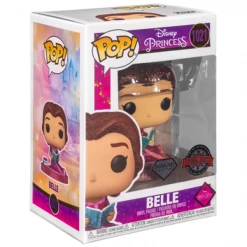 Funko New Arrivals Disney Princess - Belle Ultimate Diamond Glitter US Exclusive Pop! Vinyl Figure
