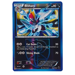The Pokemon Company Rares & Uncommons POKÉMON TCG - Bisharp Uncommon Reverse Holo - 74/116