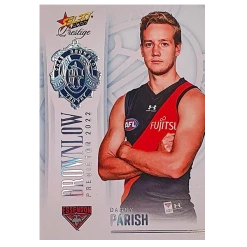Select Australia AFL Footy Stars Prestige 2022 - Brownlow Predictor Platinum - Darcy Parish BPP9 - 59 Of 60