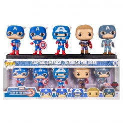 Funko Marvel: Year Of The Shield - Captain America Through The Ages US Exclusive Pop! Vinyl Figure 5-Pack New Arrivals