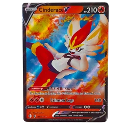 The Pokemon Company Rares & Uncommons POKÉMON TCG - Cinderace V Ultra Rare - 018/072