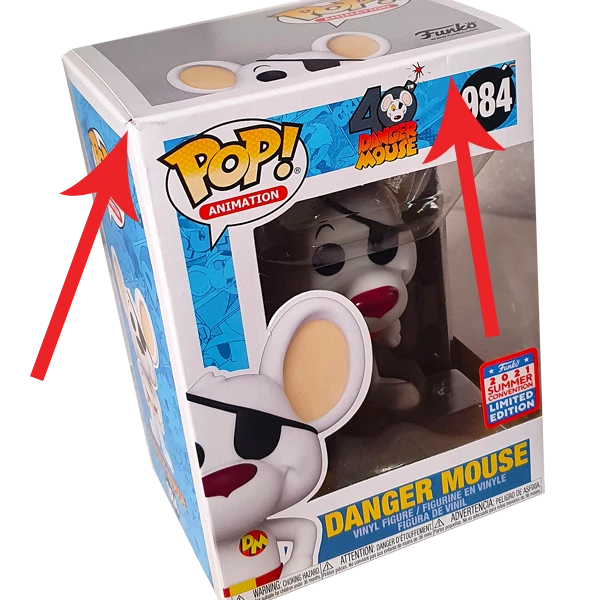 Funko Pop! Vinyl Figures Danger Mouse - Danger Mouse SDCC 2021 Exclusive Pop! Vinyl Figure 2 Funko Pop! Vinyl Figures Danger Mouse - Danger Mouse SDCC 2021 Exclusive Pop! Vinyl Figure