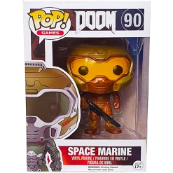 Funko Doom - Space Marine (Gold) US Exclusive Pop! Vinyl Figure
