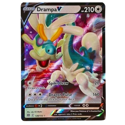 The Pokemon Company POKÉMON TCG - Drampa V Ultra Rare - 128/172 Rares & Uncommons