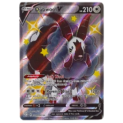 The Pokemon Company Rares & Uncommons POKÉMON TCG - Dubwool V Shiny Rare - SV120/SV122