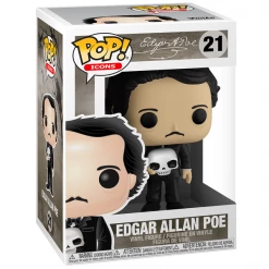 Funko Pop! Vinyl Figures Icons - Edgar Allen Poe With Skull Pop! Vinyl Figure