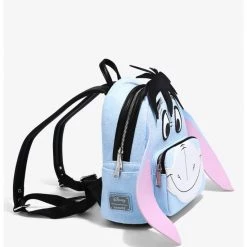 Loungefly New Arrivals Winnie The Pooh - Eeyore Face 10” Faux Suede Mini Backpack