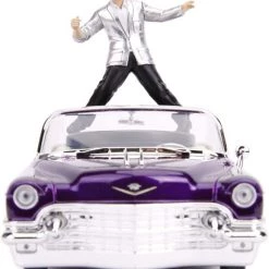 Jada Toys Elvis - 1956 Cadillac El Dorado 1:24 Scale Die-Cast Car Replica With Elvis Action Figures