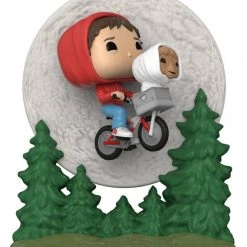 Pre-Order Funko Pre-Orders PRE-ORDER E.T. The Extra-Terrestrial - Elliot & E.T. Bike Flying Glow Movie Moment Pop! Vinyl Figure - PRE-ORDER
