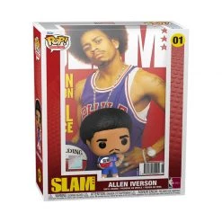 Pre-Order Funko PRE-ORDER NBA Slam - Allen Iverson Pop! Magazine Covers With Case - PRE-ORDER Pre-Orders