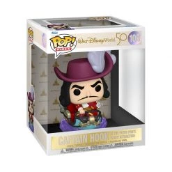 Pre-Order Funko PRE-ORDER Walt Disney World: 50th Anniversary - Captain Hook At Peter Pan's Flight Attraction Pop! Rides Vinyl Figure - PRE-ORDER