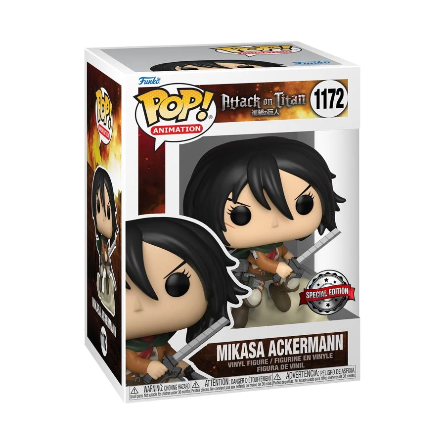 Pre-Order Funko PRE-ORDER Attack On Titan - Mikasa Ackerman US Exclusive Pop! Vinyl Figure - PRE-ORDER 2 Pre-Order Funko PRE-ORDER Attack On Titan - Mikasa Ackerman US Exclusive Pop! Vinyl Figure - PRE-ORDER