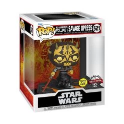Pre-Order Funko PRE-ORDER Star Wars: Red Saber Series Volume 1 - Savage Opress Glow US Exclusive Pop! Deluxe Vinyl Figure - PRE-ORDER Pre-Orders