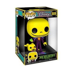 Pre-Order Funko Pre-Orders PRE-ORDER The Nightmare Before Christmas - Jack Skellington With Zero Blacklight 10" Pop! Vinyl - PRE-ORDER