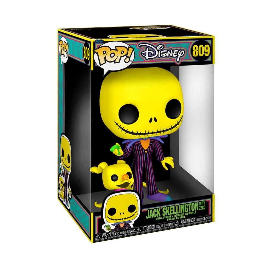 Pre-Order Funko Pre-Orders PRE-ORDER The Nightmare Before Christmas - Jack Skellington With Zero Blacklight 10" Pop! Vinyl - PRE-ORDER 2 Pre-Order Funko Pre-Orders PRE-ORDER The Nightmare Before Christmas - Jack Skellington With Zero Blacklight 10" Pop! Vinyl - PRE-ORDER