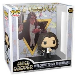 Pre-Order Funko PRE-ORDER Alice Cooper - Welcome To My Nightmare Pop! Album With Case - PRE-ORDER Pre-Orders