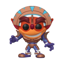 Crash Bandicoot 4 It's About Time - Crash Bandicoot In Mask Armor FunKon (SDCC) 2021 Exclusive Pop! Vinyl Figure