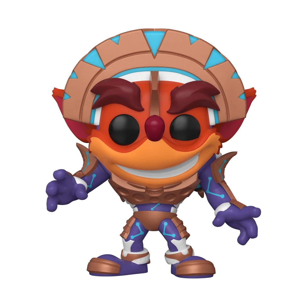 Crash Bandicoot 4 It's About Time - Crash Bandicoot In Mask Armor FunKon (SDCC) 2021 Exclusive Pop! Vinyl Figure 1 Crash Bandicoot 4 It's About Time - Crash Bandicoot In Mask Armor FunKon (SDCC) 2021 Exclusive Pop! Vinyl Figure