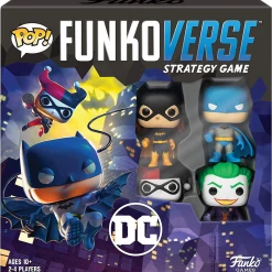 DC Super Heroes - Batman, Batgirl, Harley Quinn & Joker Pop! Funkoverse Strategy Board Game 4-Pack Featured Products