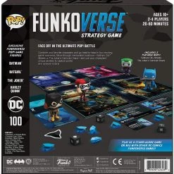 DC Super Heroes - Batman, Batgirl, Harley Quinn & Joker Pop! Funkoverse Strategy Board Game 4-Pack Featured Products