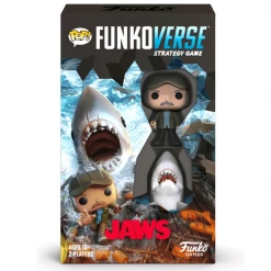Jaws - Quint & Great White Shark Pop! Funkoverse Strategy Board Game 2-Pack Games, Puzzles & Books