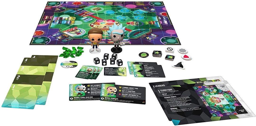 Rick And Morty - Rick & Morty Pop! Funkoverse Strategy Board Game 2-Pack 3 Rick And Morty - Rick & Morty Pop! Funkoverse Strategy Board Game 2-Pack
