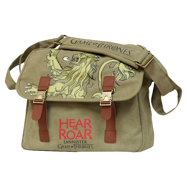 SD Toys On Sale Game Of Thrones - Lannister Sigil Canvas Messenger Bag 1 SD Toys On Sale Game Of Thrones - Lannister Sigil Canvas Messenger Bag