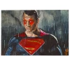 Hero Stash Artwork - Acyrlic Painting 6"x4" - 'Heat Vision Superman'