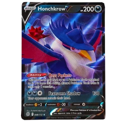 The Pokemon Company Rares & Uncommons POKÉMON TCG - Honchkrow V Ultra Rare - 088/172