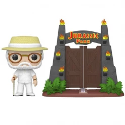 Funko Jurassic Park - John Hammond With Park Gates US Exclusive Movie Moments Pop! Vinyl Figure