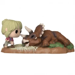 Funko Jurassic Park - Dr. Sattler With Triceratops US Exclusive Movie Moments Pop! Vinyl Figure