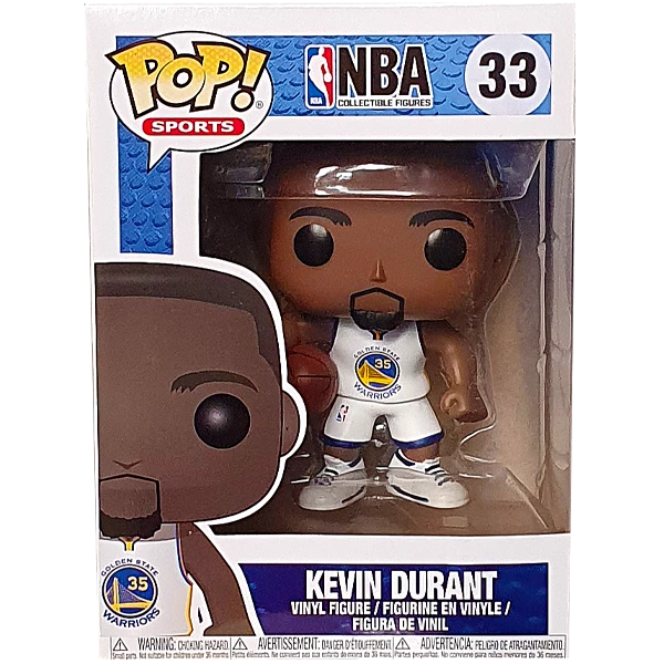 Funko NBA Warriors - Kevin Durant Pop! Vinyl Figure Pop! Vinyl Figures 1 Funko NBA Warriors - Kevin Durant Pop! Vinyl Figure Pop! Vinyl Figures