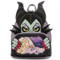 Loungefly Sleeping Beauty - Maleficent & Aurora 10” Faux Suede Mini Backpack New Arrivals