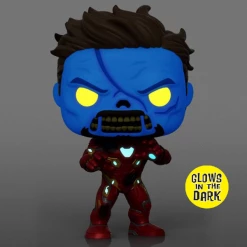 Funko New Arrivals Marvel: What If…? - Zombie Iron Man Glow US Exclusive Pop! Vinyl Figure