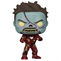 Funko New Arrivals Marvel: What If…? - Zombie Iron Man Glow US Exclusive Pop! Vinyl Figure