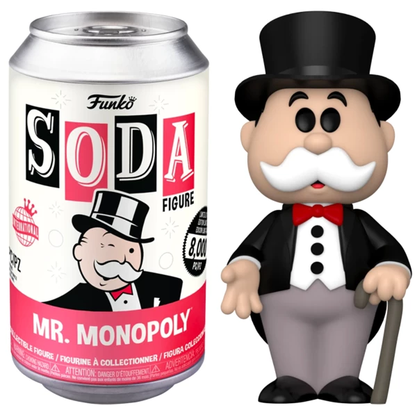 Funko Monopoly - Mr. Monopoly SODA Figure 1 Funko Monopoly - Mr. Monopoly SODA Figure