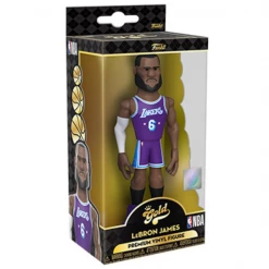 Funko New Arrivals NBA: Lakers - LeBron James City Edition Jersey 5” Gold Premium Vinyl Figure