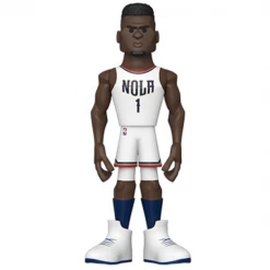 Funko NBA: Pelicans - Zion Williamson Home Jersey 5” Gold Premium Vinyl Figure