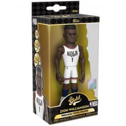 Funko NBA: Pelicans - Zion Williamson Home Jersey 5” Gold Premium Vinyl Figure