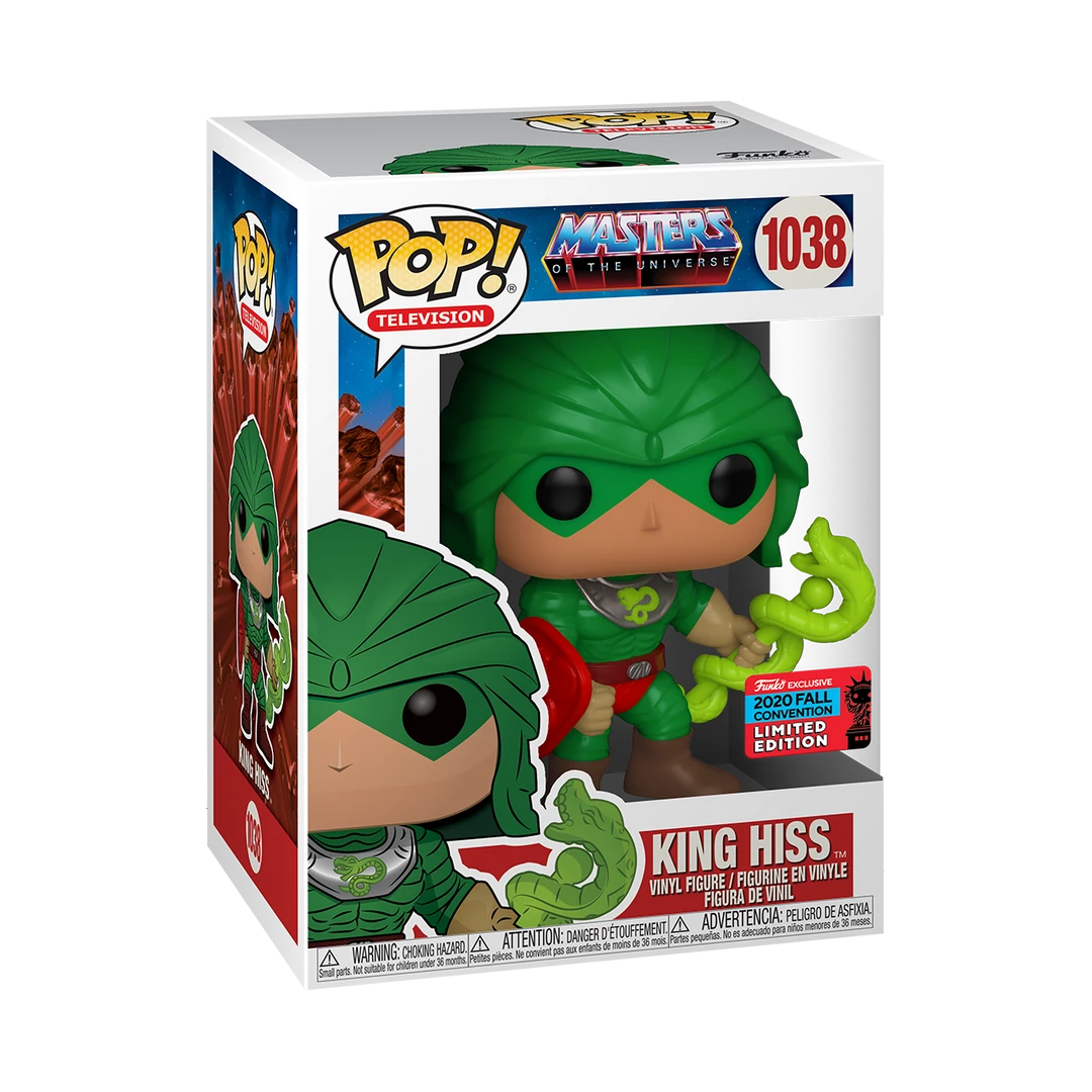 Funko Masters Of The Universe - King Hiss NYCC 2020 Exclusive Pop! Vinyl Figure New Arrivals 2 Funko Masters Of The Universe - King Hiss NYCC 2020 Exclusive Pop! Vinyl Figure New Arrivals