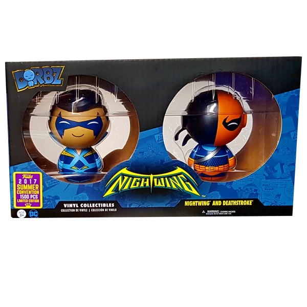 Funko Rares & Uncommons Nightwing - Nightwing And Deathstroke SDCC 2017 Exclusive Dorbz 2-Pack 1 Funko Rares & Uncommons Nightwing - Nightwing And Deathstroke SDCC 2017 Exclusive Dorbz 2-Pack