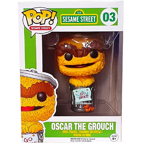 Funko Pop! Vinyl Figures Sesame Street - Oscar The Grouch (Orange) Pop! Vinyl Figure 1 Funko Pop! Vinyl Figures Sesame Street - Oscar The Grouch (Orange) Pop! Vinyl Figure