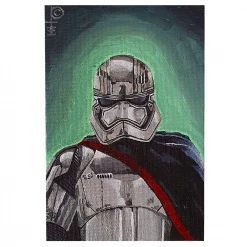 Hero Stash Artwork - Acyrlic Painting 4"x6" - 'Phasma'