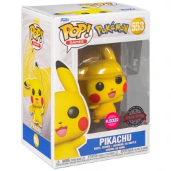 Funko New Arrivals Pokemon - Pikachu Waving Flocked US Exclusive Pop! Vinyl Figure