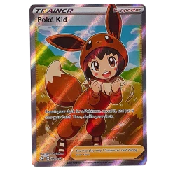 The Pokemon Company Rares & Uncommons POKÉMON TCG - Poke Kid Full Art Ultra Rare - 070/072