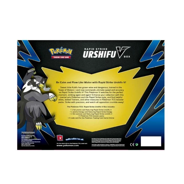 The Pokemon Company POKÉMON TCG - Rapid Strike Urshifu V Box 4 The Pokemon Company POKÉMON TCG - Rapid Strike Urshifu V Box
