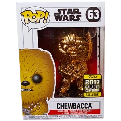 Funko Star Wars - Chewbacca Gold Chrome SWC 2019 Exclusive Pop! Vinyl Figure